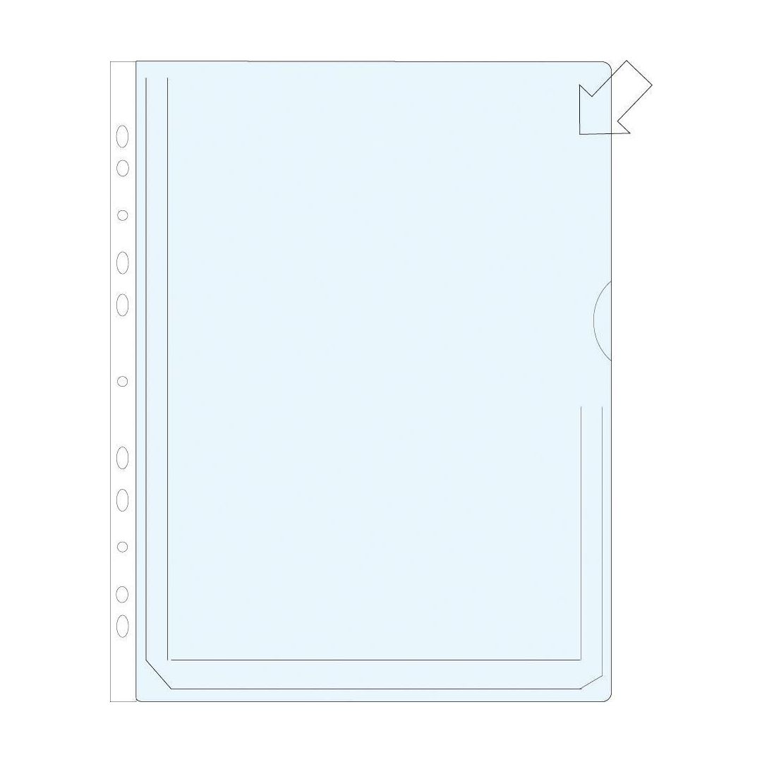 Plastficka bälg 0,17mm A4 | Kontorsmaterial - Mappar och plastfickor - Plastfickor - Bälg | Kontorsexperten