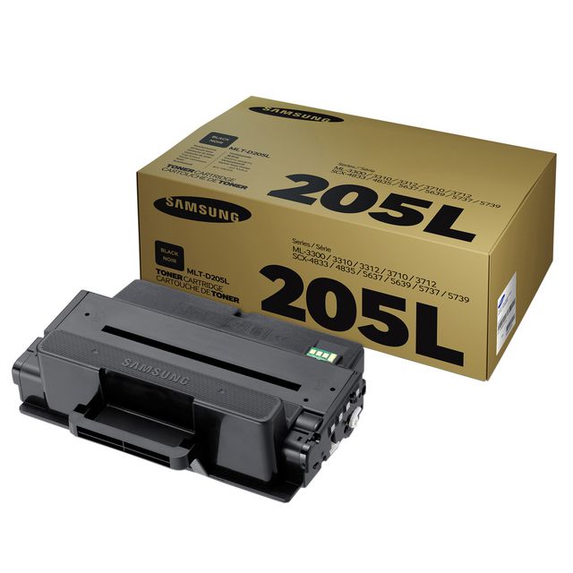 SAMSUNG Tonerkassett, MLT-D205L, hög kapacitet, svart, SU963A | Toner och bläck - Tonerkassetter - Toner Samsung | Kontorsexperten