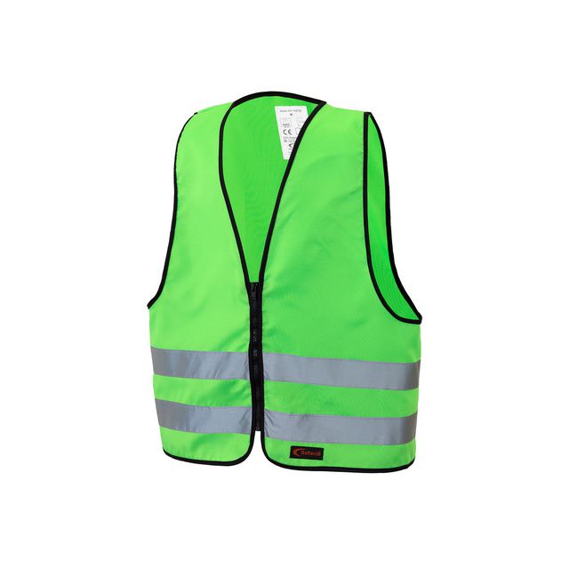 REFLECTIL Reflexväst dragkedja Barn S grön | Skola och förskola - Idrott, hälsa och rörelse - Västar, reflexer och promenadrep | Kontorsexperten