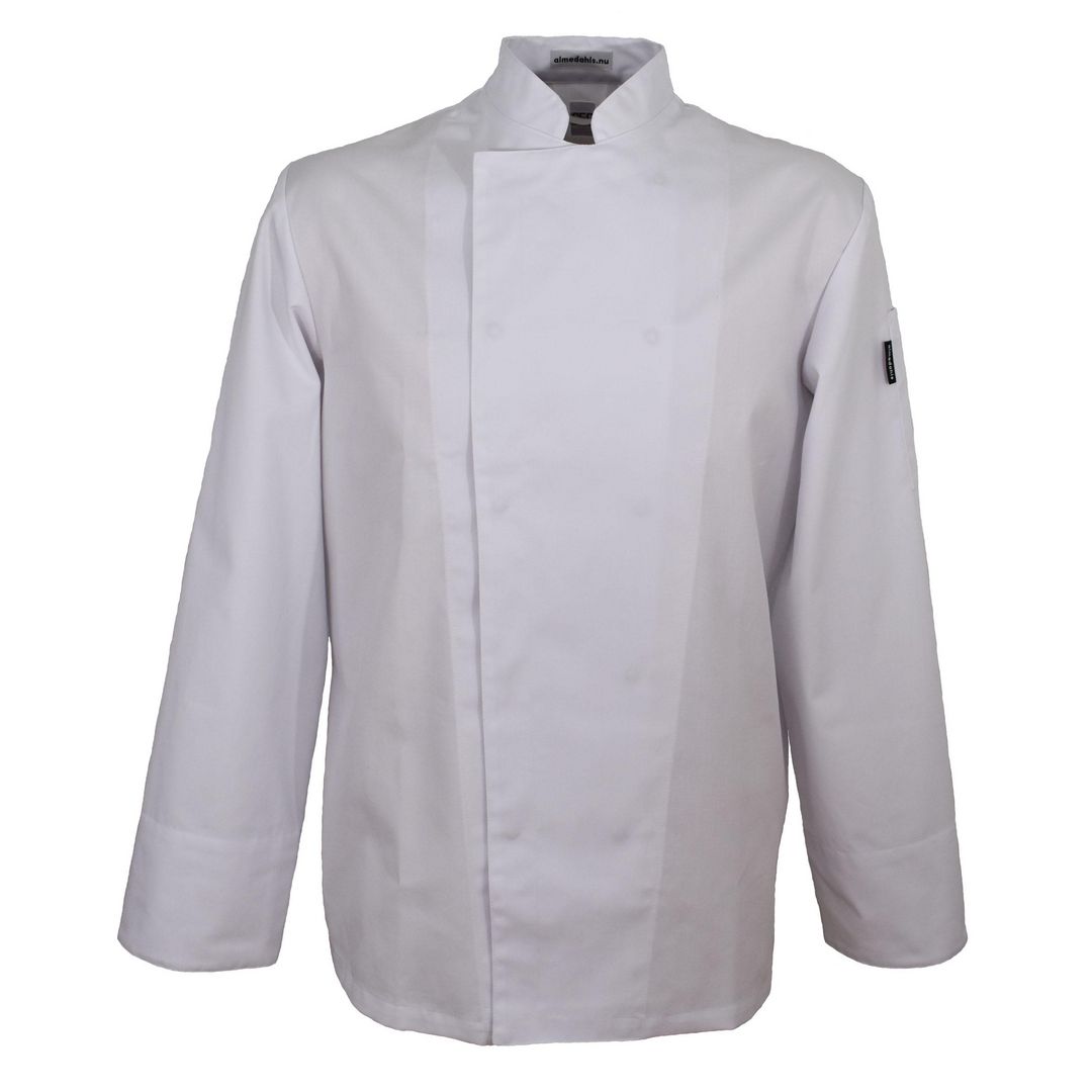 Kockrock LÄ 66232 vit C50 | Arbetskläder - Arbetsjackor - Kock- och livsmedelsrockar | Kontorsexperten