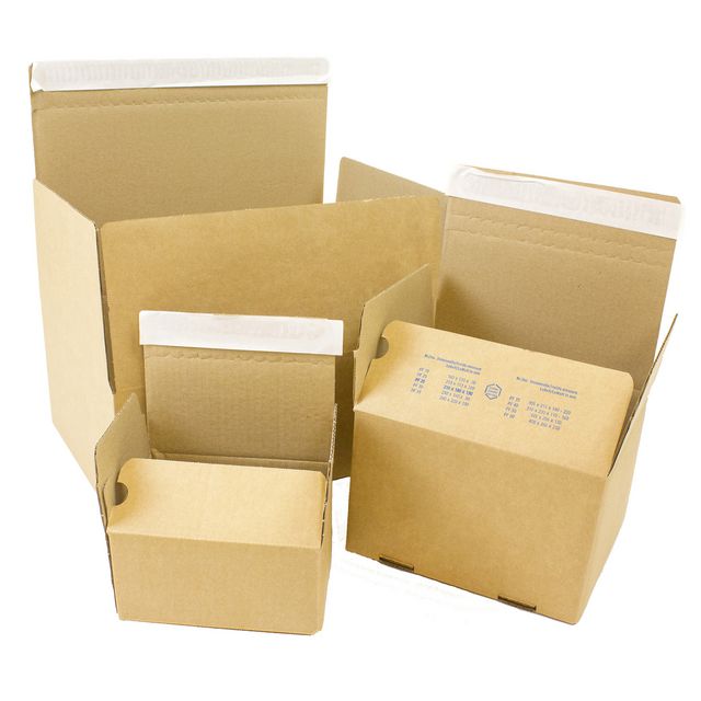 BOXON E-handelslåda E114 SB 345x256x130mm | Emballage och lagerutrustning - Lådor och well - E-handelslådor | Kontorsexperten