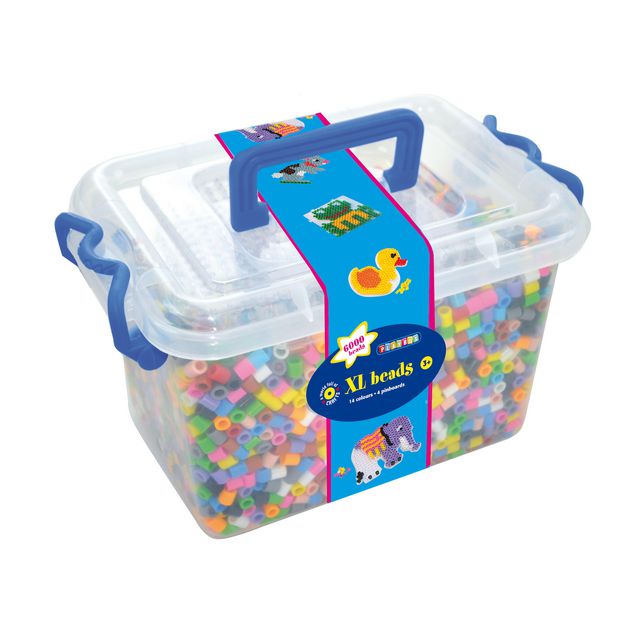 PLAYBOX Pärlset XL i back 6000/fp | Skola och förskola - Hobbymaterial - Nabbipärlor - Rörpärlor | Kontorsexperten