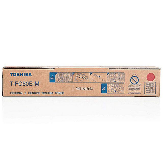TOSHIBA Toner TFC50EM Magenta | Toner och bläck - Tonerkassetter - Toner Toshiba | Kontorsexperten