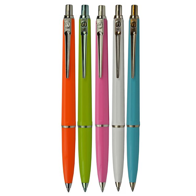 BALLOGRAF Kulpenna Epoca P medium blått bläck sorterade färger | Kontorsmaterial - Pennor - Kulpennor | Kontorsexperten