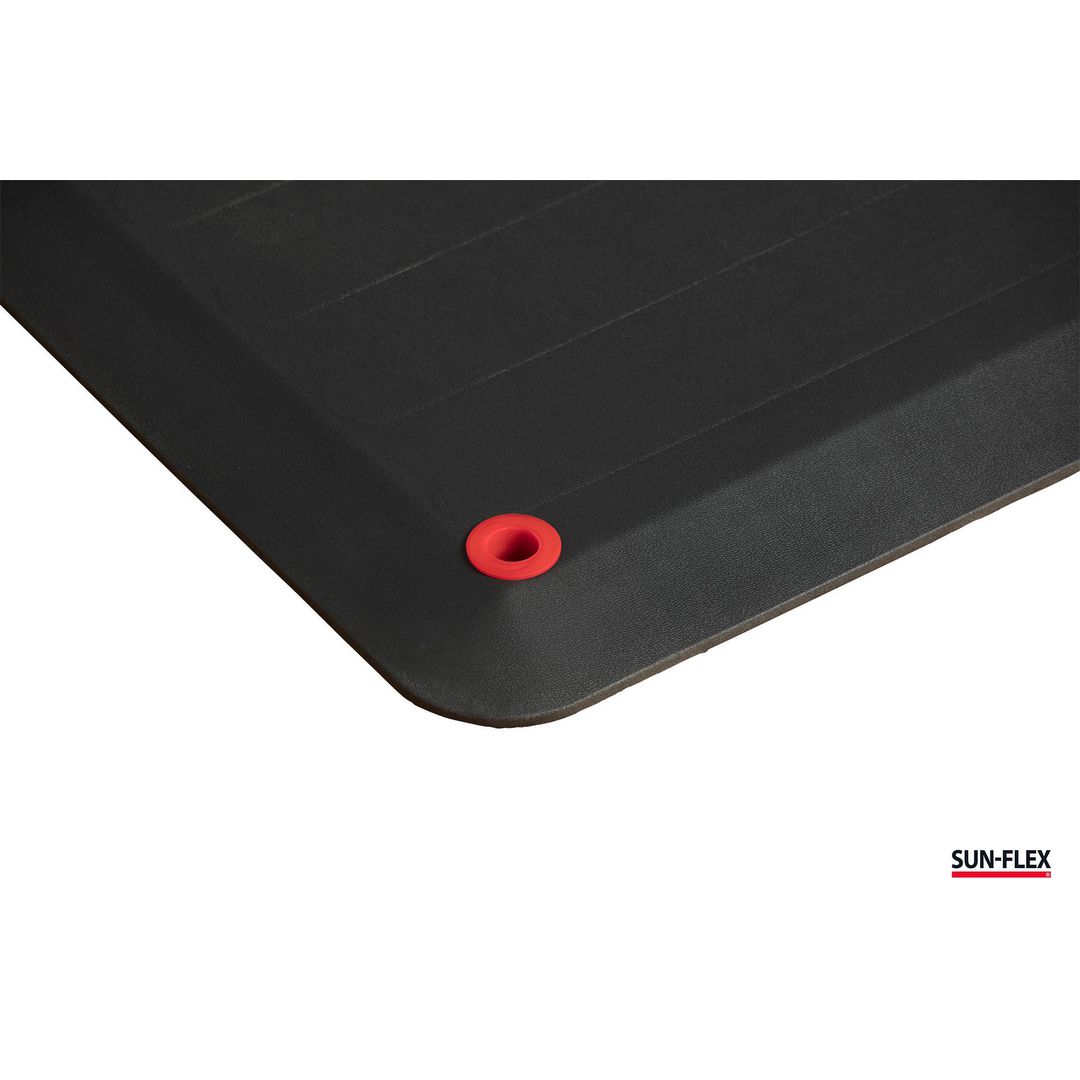 Arbetsmatta SUN_FLEX StandMat grå/svart | Kontorsmöbler och inredning - Arbetsplatsmattor och ståmattor - Arbetsplats-och ståmattor | Kontorsexperten