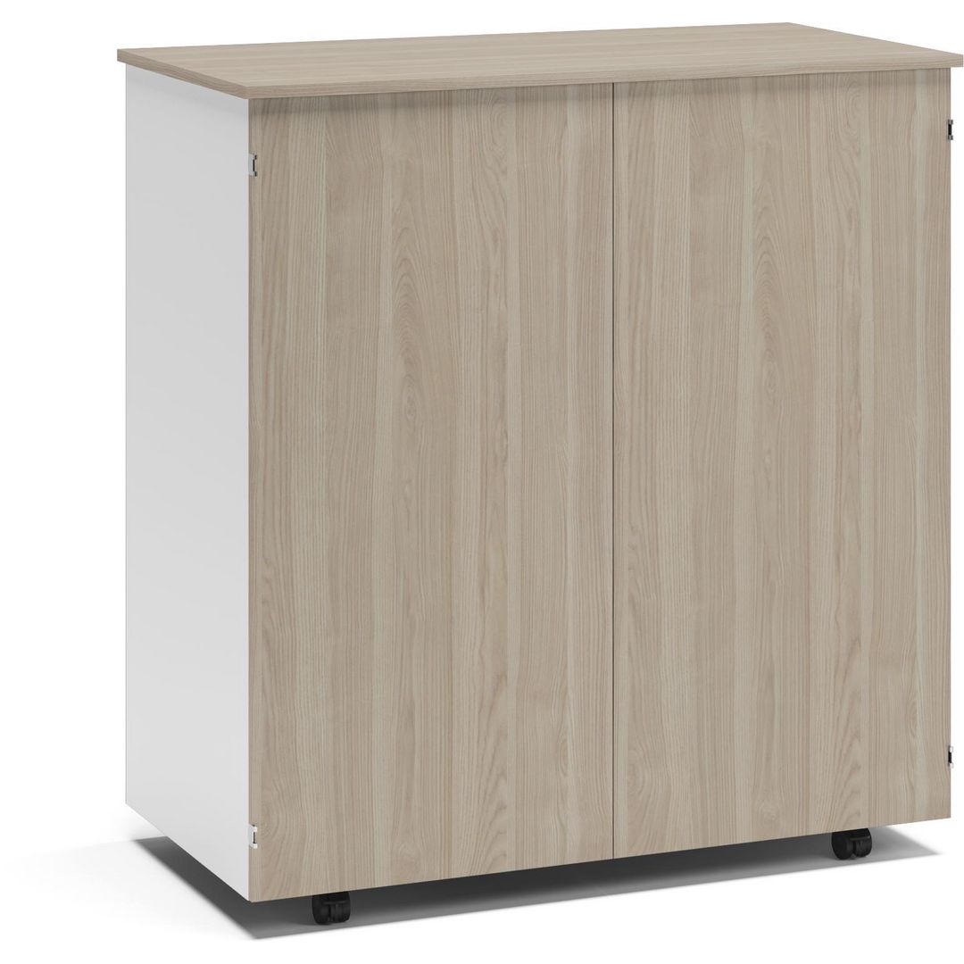 LANAB DESIGN Arbetsplats Cubic vit/vit ask | Kontorsmöbler och inredning - Bord och hurtsar - Skrivbord - Fasta | Kontorsexperten