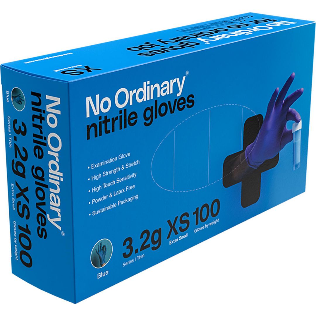 NO ORDINARY Nitrilhandske XS 100/fp | Skyddsutrustning - Engångshandskar - Nitrilhandskar | Kontorsexperten