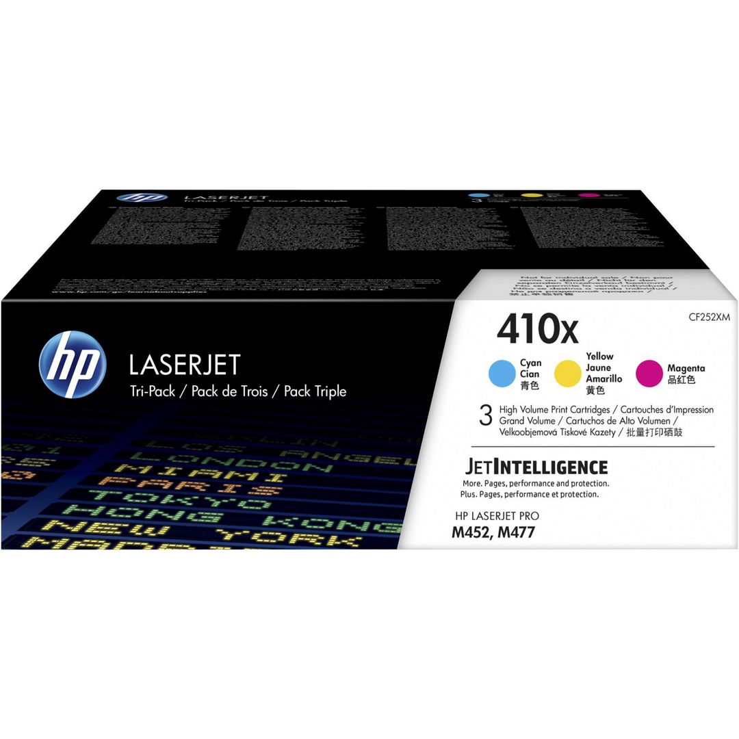 HP Toner CF252XM 410 15K c/m/y 3/fp | Toner och bläck - Tonerkassetter - Toner HP | Kontorsexperten