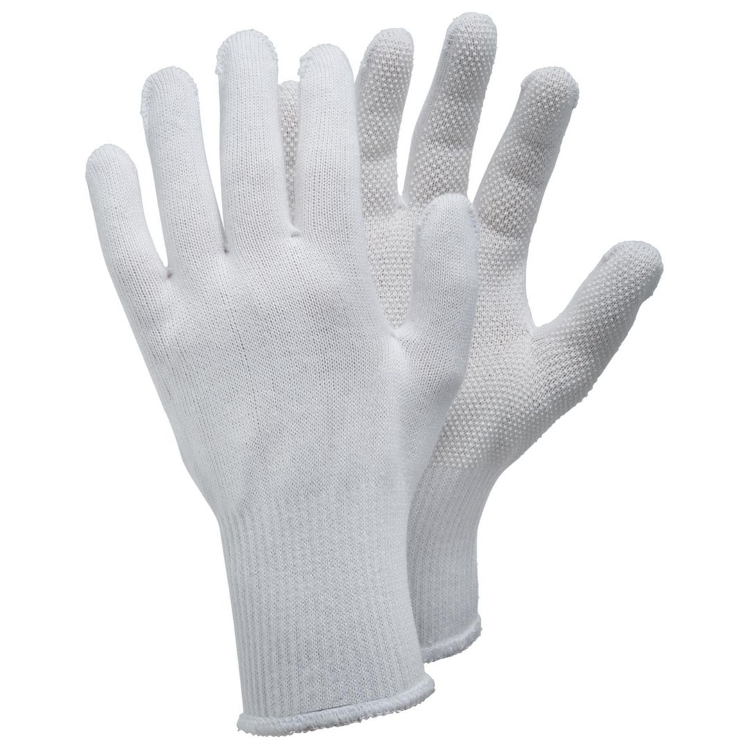 TEGERA Textilhandske 921 noppor vit 7 | Skyddsutrustning - Skyddshandskar - Textilhandskar | Kontorsexperten