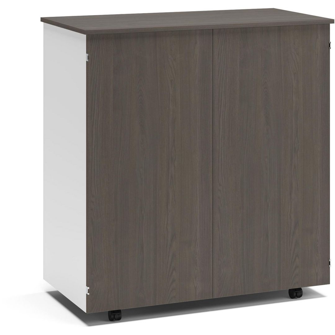 LANAB DESIGN Arbetsplats Cubic vit/mörk ask | Kontorsmöbler och inredning - Bord och hurtsar - Skrivbord - Fasta | Kontorsexperten