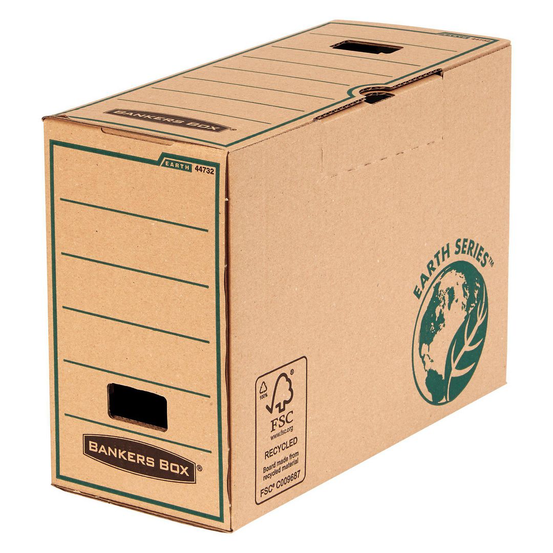 FELLOWES Arkivlåda A4+ Bankers Box Earth 20/fp | Kontorsmaterial - Arkivering och kontorsförvaring - Arkivkartonger och boxar | Kontorsexperten