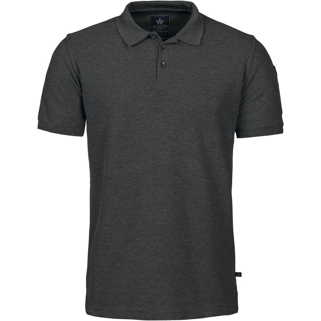 TEXSTAR Pikétröja PS04 50/50 grå XL | Arbetskläder - Arbetströjor - Piké | Kontorsexperten