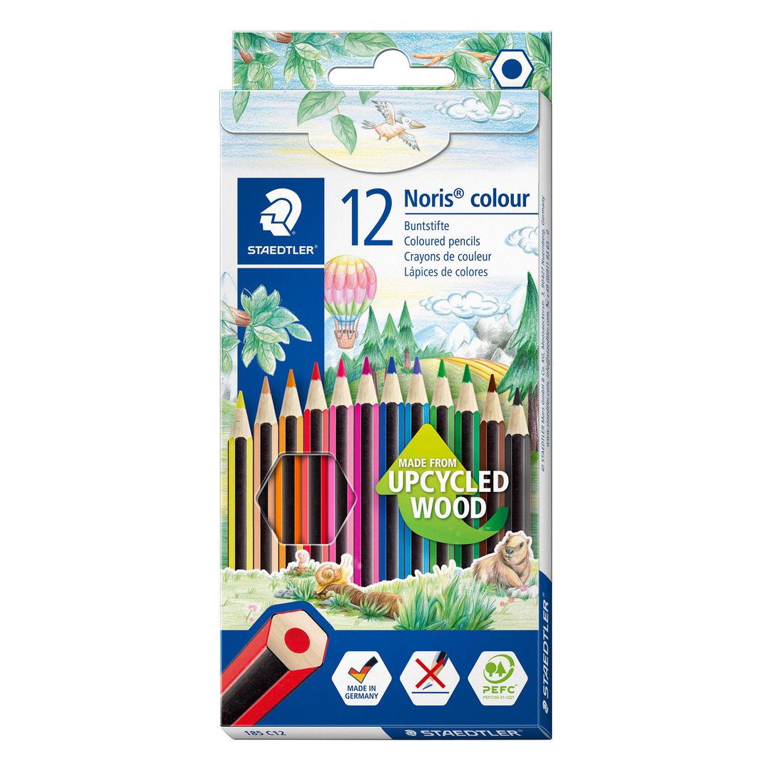 STAEDTLER Färgpenna Noris Colour 12/fp | Skola och förskola - Pennor och tillbehör - Färgpennor - Standard | Kontorsexperten