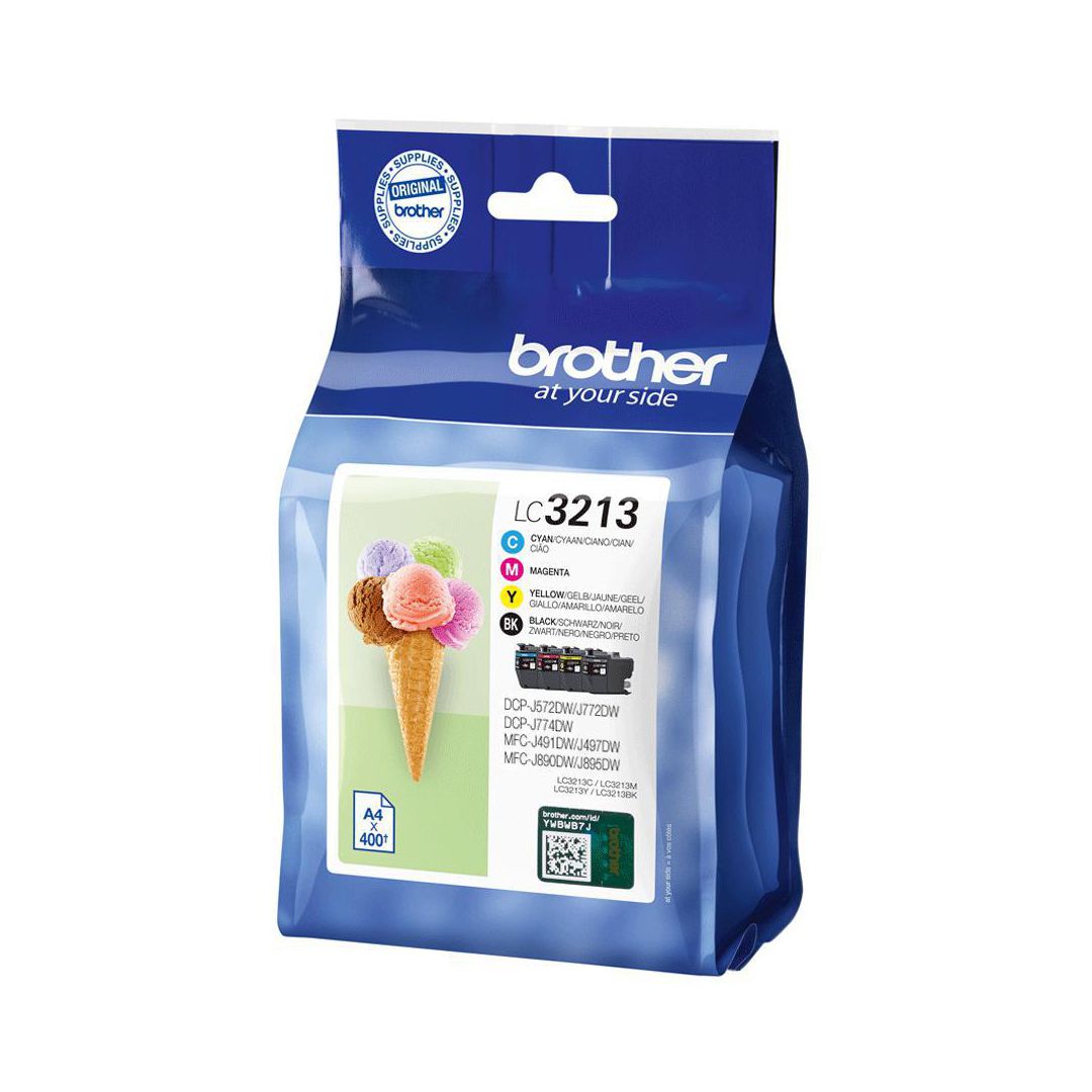 BROTHER Bläckpatron LC3213 4/fp | Toner och bläck - Bläckpatroner - Bläckpatroner Brother | Kontorsexperten