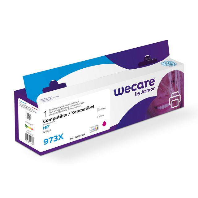 WECARE Bläckpatron 973X magenta | Toner och bläck - Bläckpatroner - Bläckpatroner WeCare | Kontorsexperten
