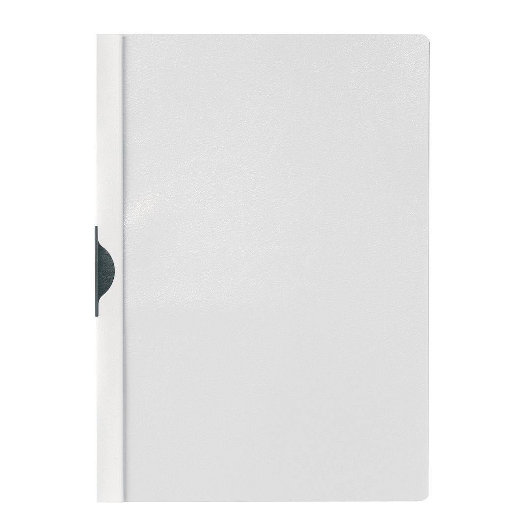 DURABLE EUROCLIP 3 mm vit | Kontorsmaterial - Mappar och plastfickor - Klämmappar | Kontorsexperten