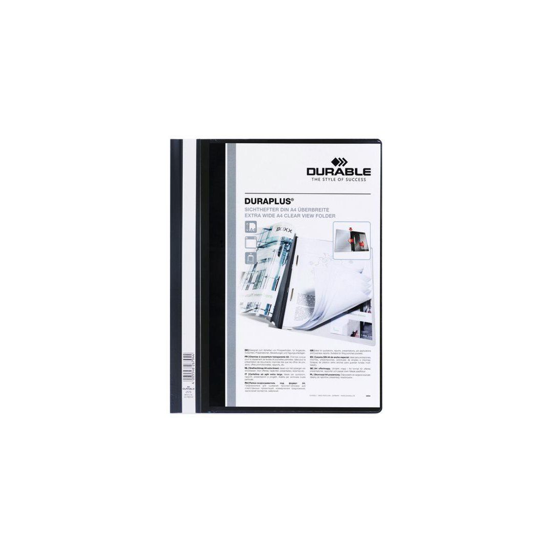 DURABLE Offertmapp DURAPLUS med ficka A4+ svart | Kontorsmaterial - Mappar och plastfickor - Offertmappar | Kontorsexperten