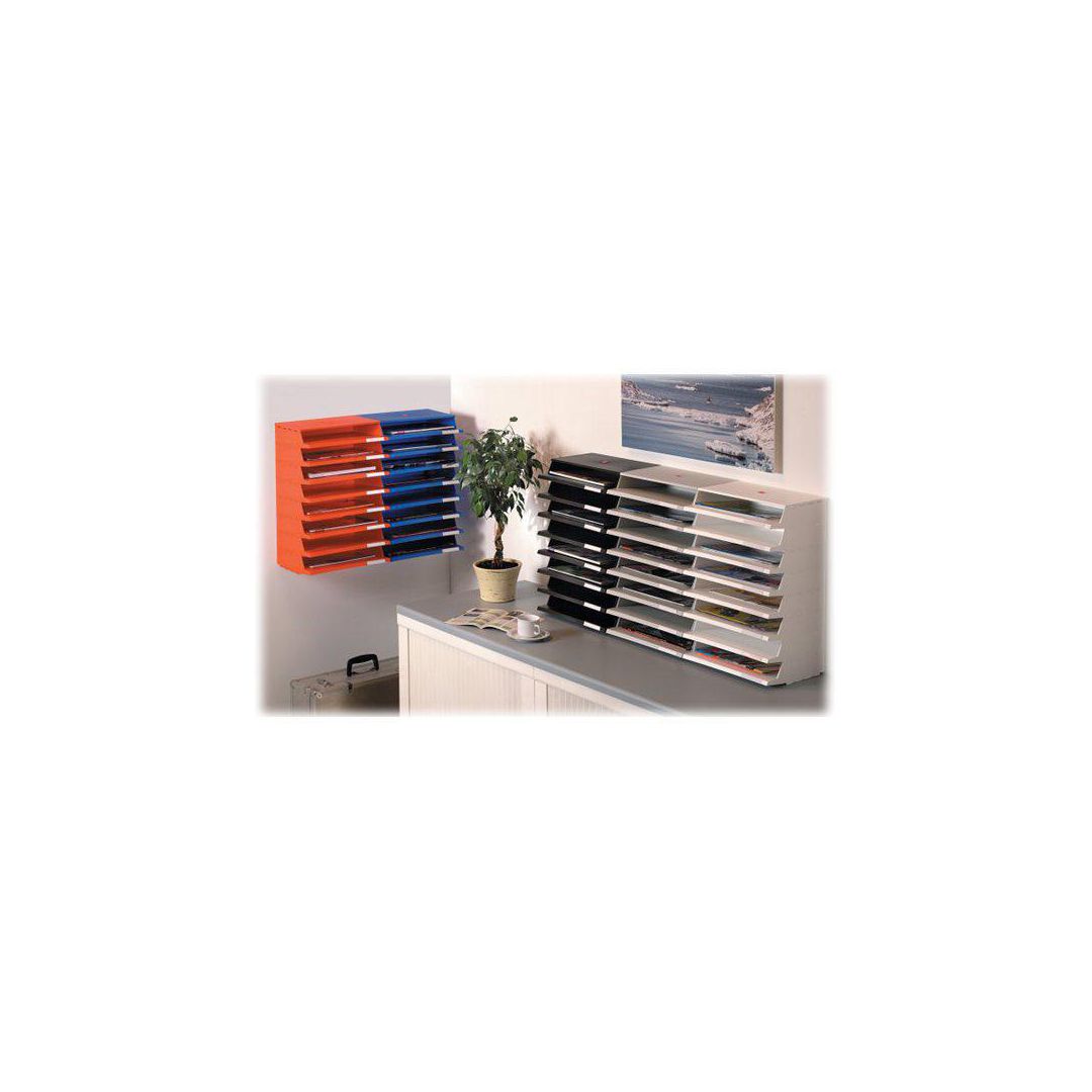 TWINCO Brevkorgsset Panorama A4 4 delar svart | Kontorsmaterial - Till skrivbordet - Brevkorgar | Kontorsexperten