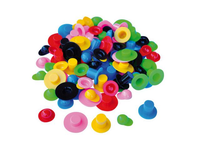 PLAYBOX Plasthattar 144/fp | Skola och förskola - Hobbymaterial - Pyssel | Kontorsexperten