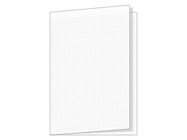 Skrivpapper A3 vikt, vitt 70g ohålat papper, rutat 5x5mm 250/fp | Skola och förskola - Förbrukning skola häften - Provskrivningspapper | Kontorsexperten