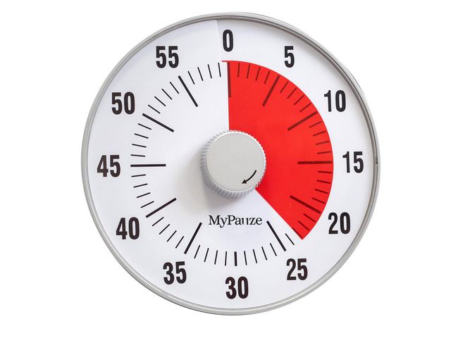 MyPauze® Koncentrationsklocka 19x19 cm | Skola och förskola - Klassrummet / Lära - Matematik | Kontorsexperten