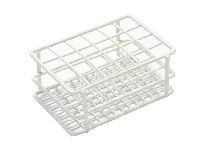 Provrörsställ 4x6x13mm i vitlack. | Sjukvård och omsorg - Lab och analys - Tillbehör provrör | Kontorsexperten