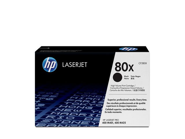 Produktfoto för HP Toner CF280X 80X 6,9K Svart