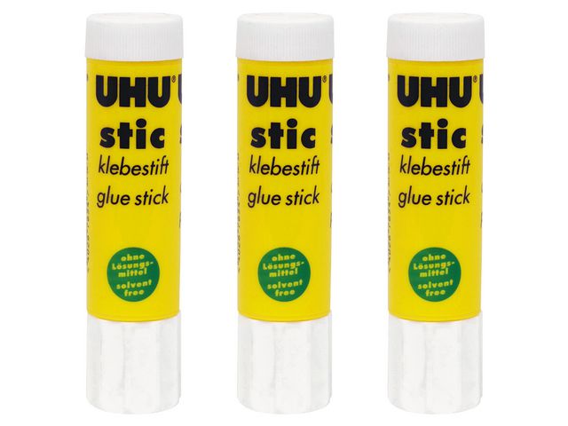 Uhu Limstift, utan lösningsmedel, tvättbart, 21 g | Kontorsmaterial - Tejp lim och häftmassa - Limstift | Kontorsexperten