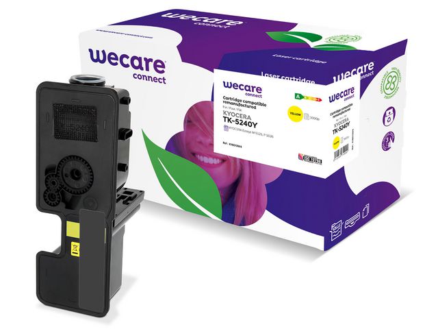 Wecare Toner KYOCERA TK-5240Y 3K gul | Toner och bläck - Tonerkassetter - Toner WeCare | Kontorsexperten