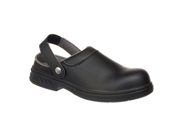 PORTWEST® Skyddstoffel FW82 SB svart 49 | Arbetskläder - Arbetsskor - Skyddssandaler | Kontorsexperten