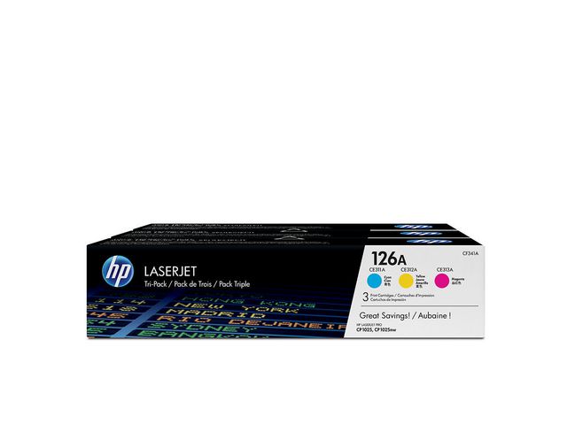 HP Toner CF341A 126A 3K c/m/y 3/fp