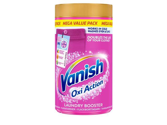 Produktfoto för Vanish Fläckborttagning Oxi Action Laundry Booster 1,5kg