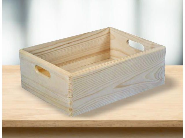 Trälåda 40x14x30 cm | Skolmöbler och inredning - Förvaringsmöbler - Backar, boxar och korgar | Kontorsexperten