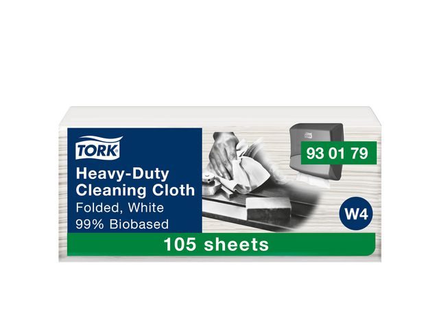 TORK Rengöringsduk Kraftig W4 biobaserad 105/fp | Städ och hygien - Städdukar och diskdukar - Städdukar - Alltork | Kontorsexperten