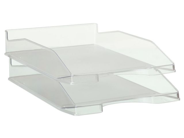 Brevkorg 2000 A4 transparent glasklar | Kontorsmaterial - Till skrivbordet - Brevkorgar | Kontorsexperten