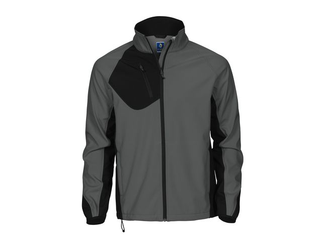 PROJOB Softshelljacka herr 2422 mgrå M | Arbetskläder - Arbetsjackor - Softshelljackor | Kontorsexperten