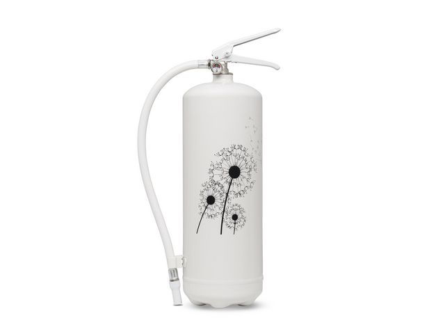 NEXA Brandsläckare 6kg vit 43A 233B C Design line Maskros | Skyddsutrustning - Brandskydd och säkerhet - Brandsläckare | Kontorsexperten