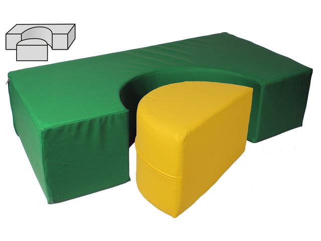 Mjuka klossar, 2/fp | Skola och förskola - Lekmaterial - Lekkuddar | Kontorsexperten