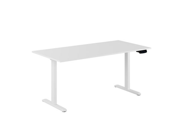 Skrivbord Ergo 2-motorigt 160x80cm vit | Kontorsmöbler och inredning - Bord och hurtsar - Skrivbord - Höj/sänkbar | Kontorsexperten