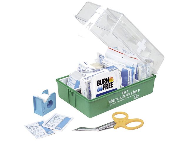 AKLA Första Hjälpen-låda II | Skyddsutrustning - Första Hjälpen - Väskor lådor och kit | Kontorsexperten