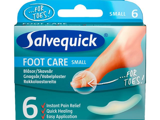 Salvequick Plåster FC Skavsår Small 6/fp | Skyddsutrustning - Första Hjälpen - Plåster | Kontorsexperten