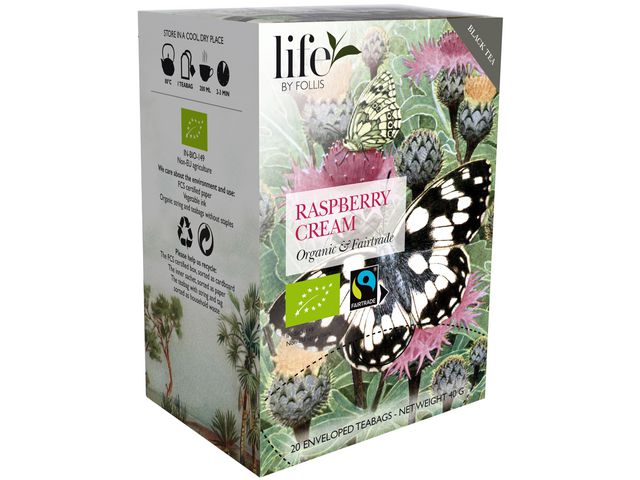 life BY FOLLIS Te Hallon grädde 20/fp | Kök och servering - Kaffe och te - Te | Kontorsexperten