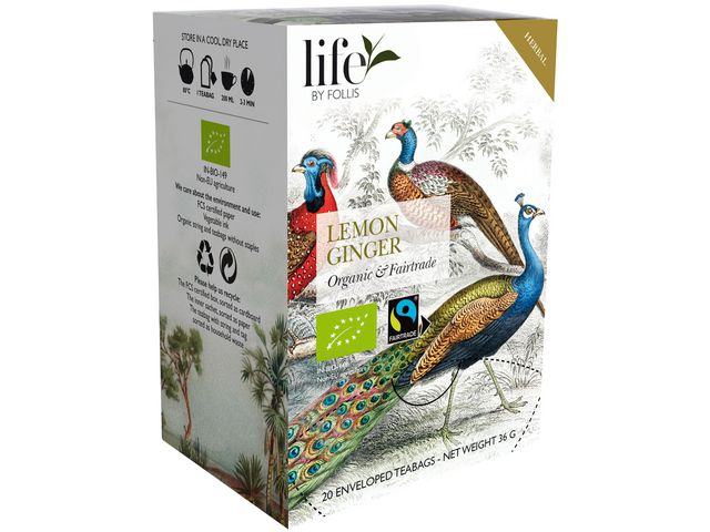 life BY FOLLIS Te Citron ingefära 20/fp | Kök och servering - Kaffe och te - Te | Kontorsexperten