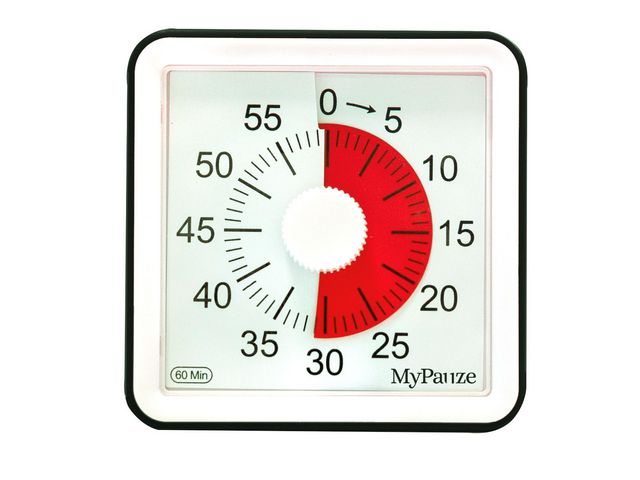 MyPauze® Koncentrationsklocka 8x8 cm | Skola och förskola - Klassrummet / Lära - Matematik | Kontorsexperten