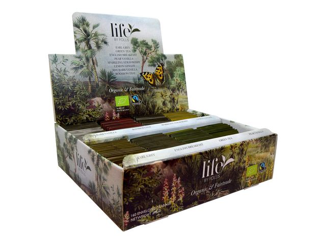 life BY FOLLIS Te Sortimentslåda 8 smaker 160/fp | Kök och servering - Kaffe och te - Te | Kontorsexperten