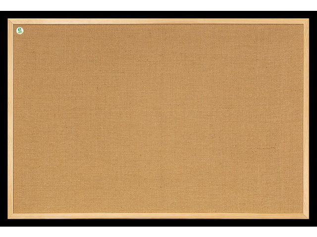 2X3 The Boards Company Anslagstavla väv m/träram 60x40cm | Kontorsmöbler och inredning - Tavlor ställ och ramar - Anslagstavlor | Kontorsexperten