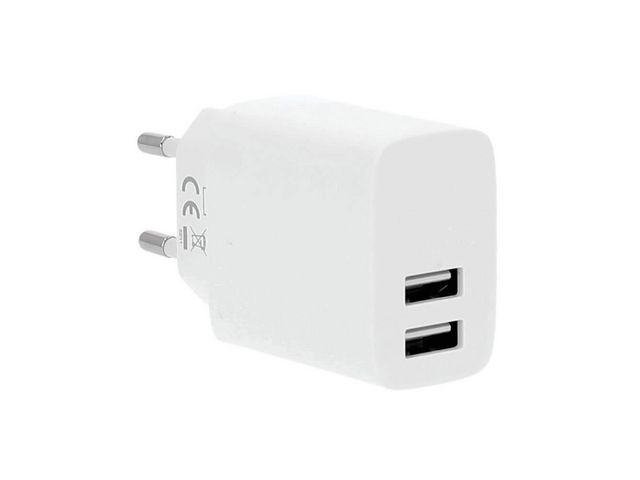 Gear by Carl Douglas Laddare Vägg 2xUSB-A 3.4A | Datorprodukter - Surfplattor och smartphones - Laddare - Vägg | Kontorsexperten