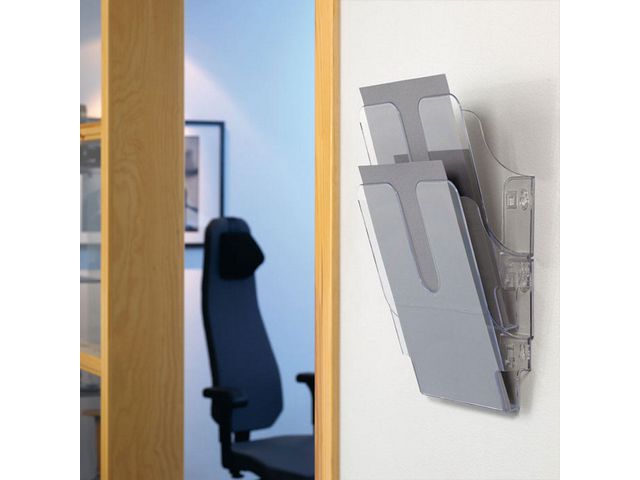 Durable Blankettfack FlexiPlus A4S 2-fack transp | Kontorsmaterial - Till skrivbordet - Blankettfack och Boxar | Kontorsexperten