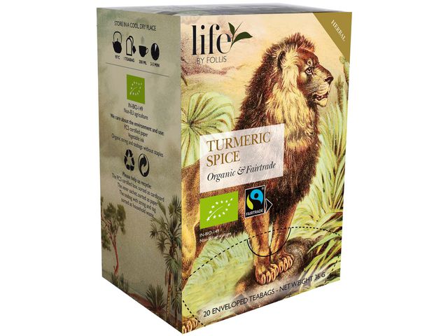 life BY FOLLIS Te Gurkmeja kryddor 20/fp | Kök och servering - Kaffe och te - Te | Kontorsexperten