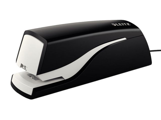 Leitz Elektrisk häftapparat med adapter och 1 000 x e1-klamrar, NeXXt 5532, 10 arks kapacitet, svart